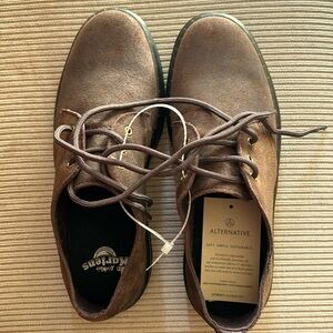 Dr Martens Brown Suede Oxfords